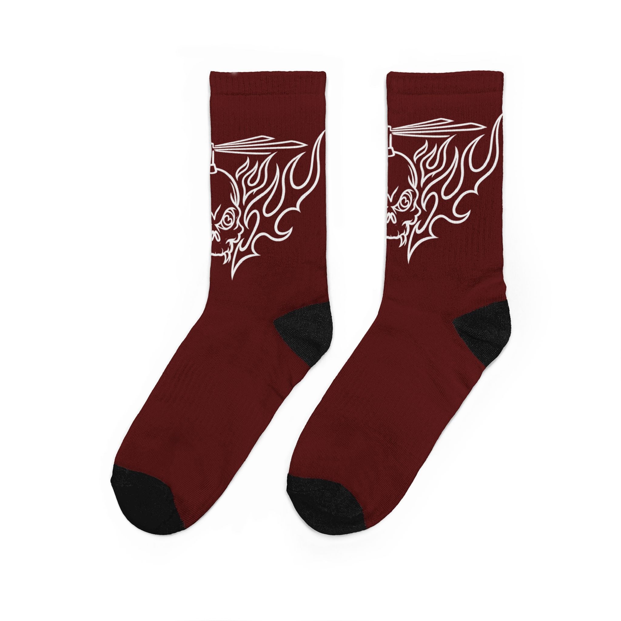 Unisex Padded Crew Socks (DTG)