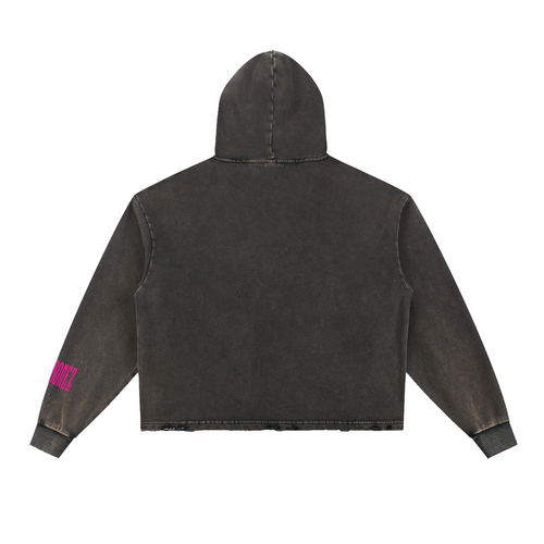 Reedbonez Original - Frayed-Hem Hoodie